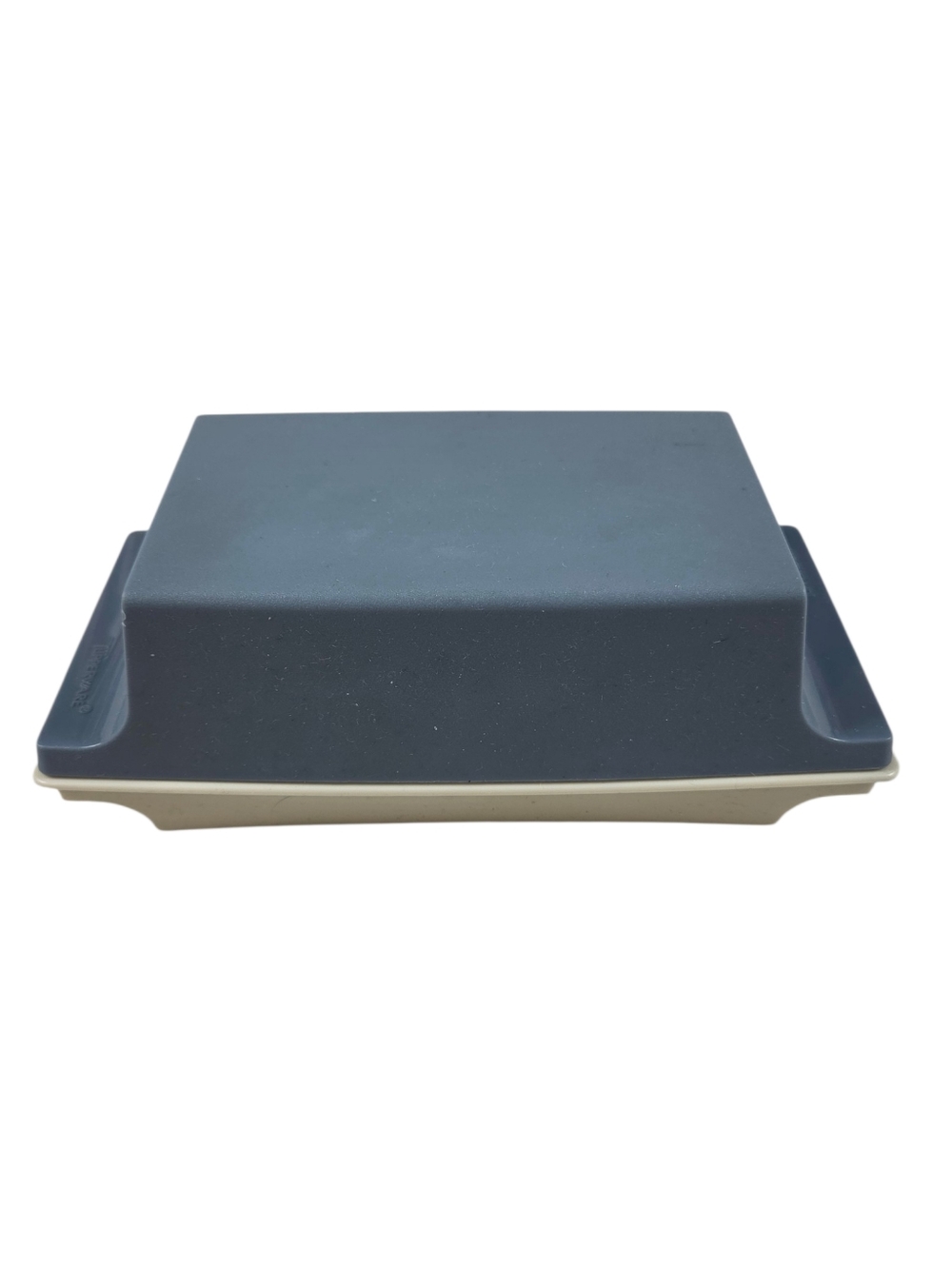 Tupperware Blue Almomd Butter Dish 2 Sticks